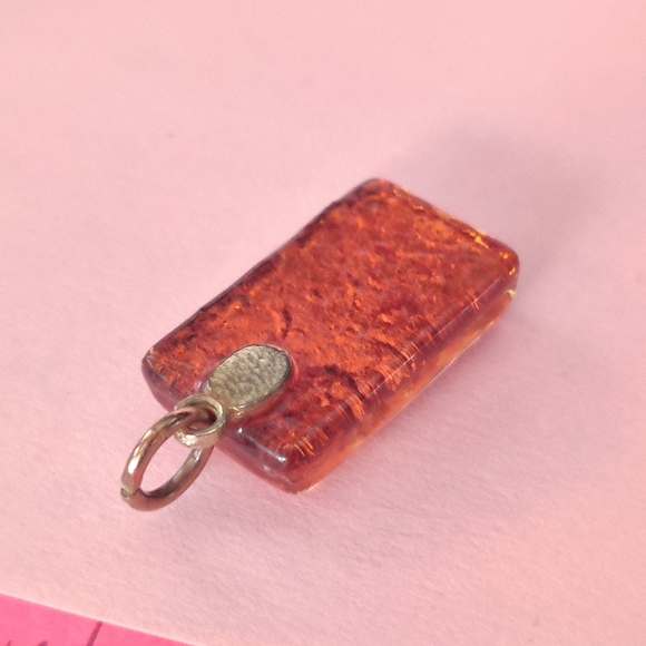 Glass Amber Pendant - Picture 7 of 8